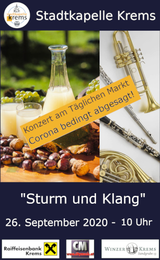 Stadtkapelle Krems - Sturm und Klang - Konzert am Täglichen Markt